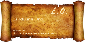 Lindwurm Ond névjegykártya